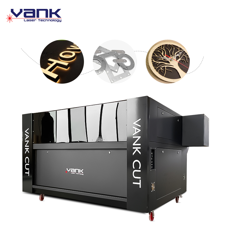 VankCut-1490 Máquina cortadora y grabadora láser de CO2 mixto 2 cabezales